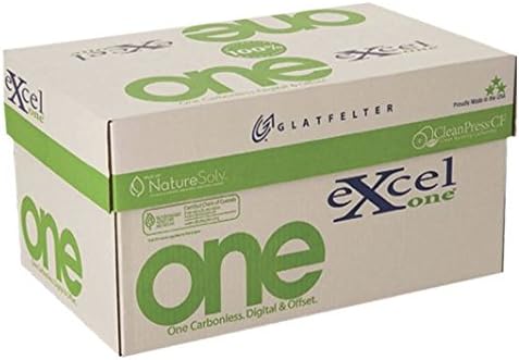 8.5 x 11 Excel One Carbonless Paper, 3 part STRAIGHT/FORWARD (Bright White/Canary/Pink), 1670 Sets, 5010 Sheets, 10 REAMS (Full CASE)