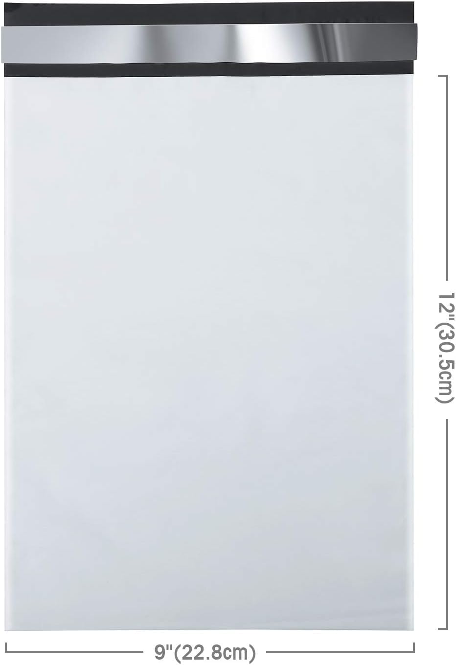 Fuxury Poly Mailers 9x12 Inch 1200 Pcs, Bulk Shipping Bags for Clothing, Strong Adhesive Shipping Envelopes for Small Business Suppliers,Waterproof Mailers Poly Bags Mailing Envelopes White