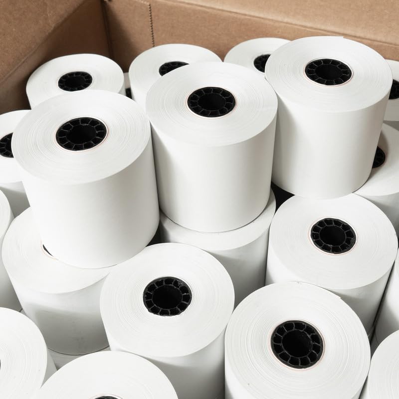 2-1/4" x 150' Thermal, 30 Rolls, Compatible with Talento Dassault, Veeder Root TLS350, Verifone Omni 3300 & 3350, and More