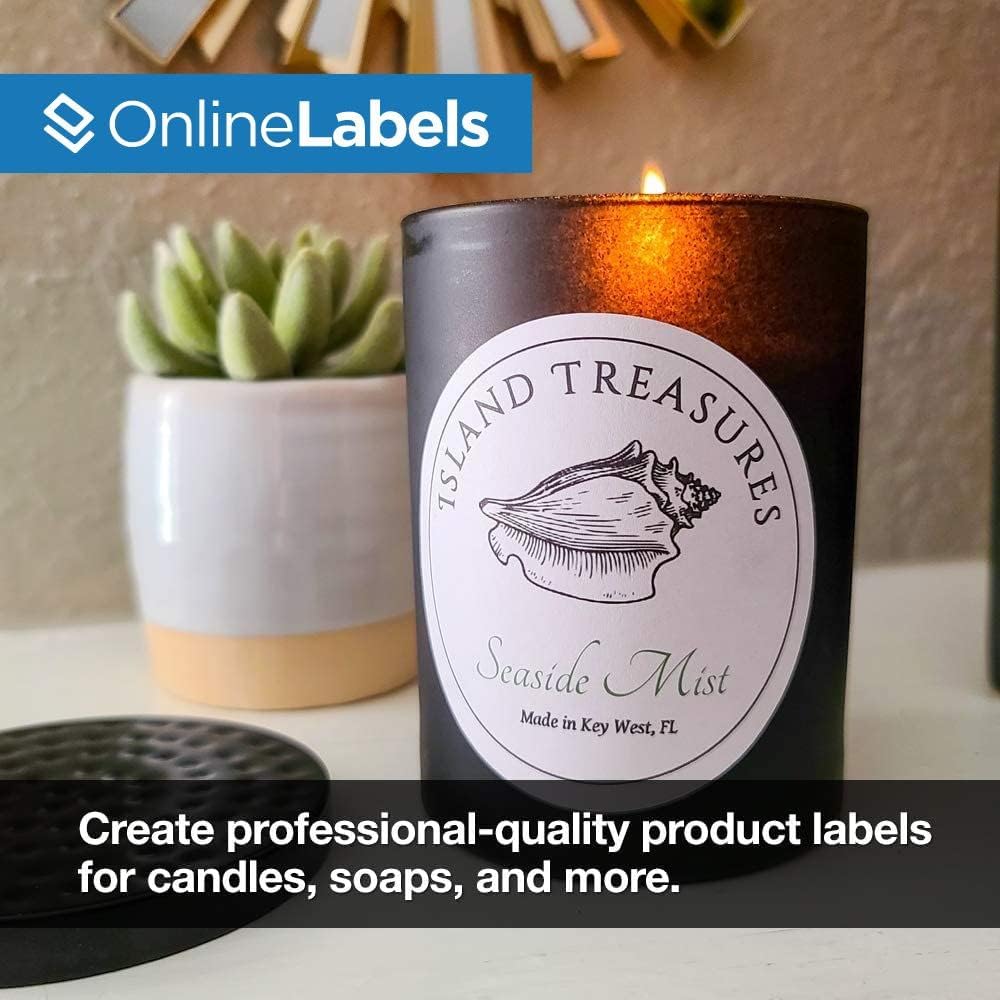 3 Inch Round Labels - Pack of 12,000 Circle Stickers, 2,000 Sheets - Inkjet/Laser Printer - Online Labels