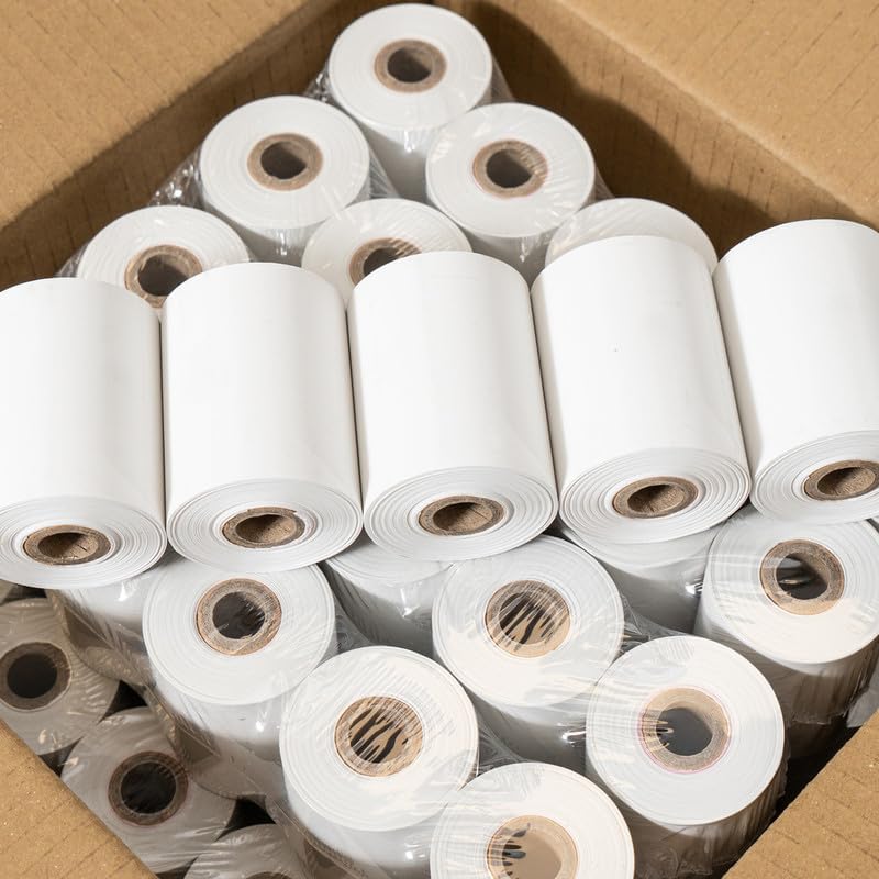 2-1/4"" x 85' Thermal, 50 Rolls, Compatible with Square Terminals, Verifone VX510 VX570 FD50, First Data FD50 FD55 FD100ti