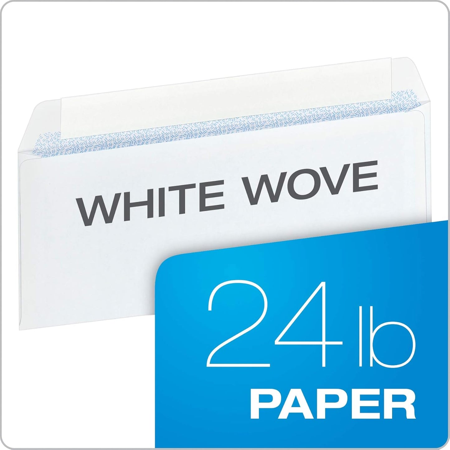 Quality Park #8 Double Window Envelopes, Self Seal Security Envelopes for QuickBooks Checks, 3 5/8" x 8 11/16", 24 lb White, 500 per Box (QUA50766) (Pack of 5)