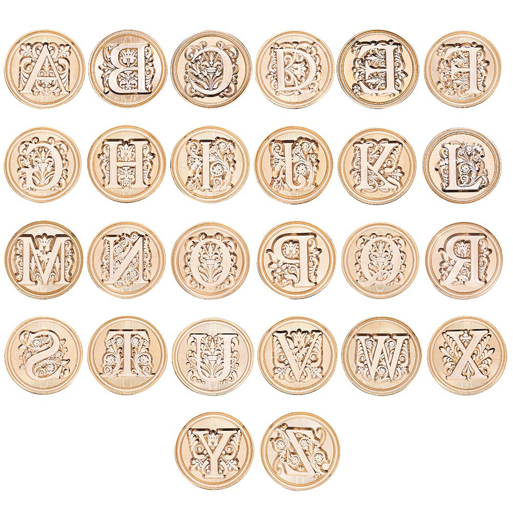 Lucky Goddness Gold Letter K Sealing Wax Stamp, Alphabet Wax Seal Stamp for Envelope Wedding Invitation