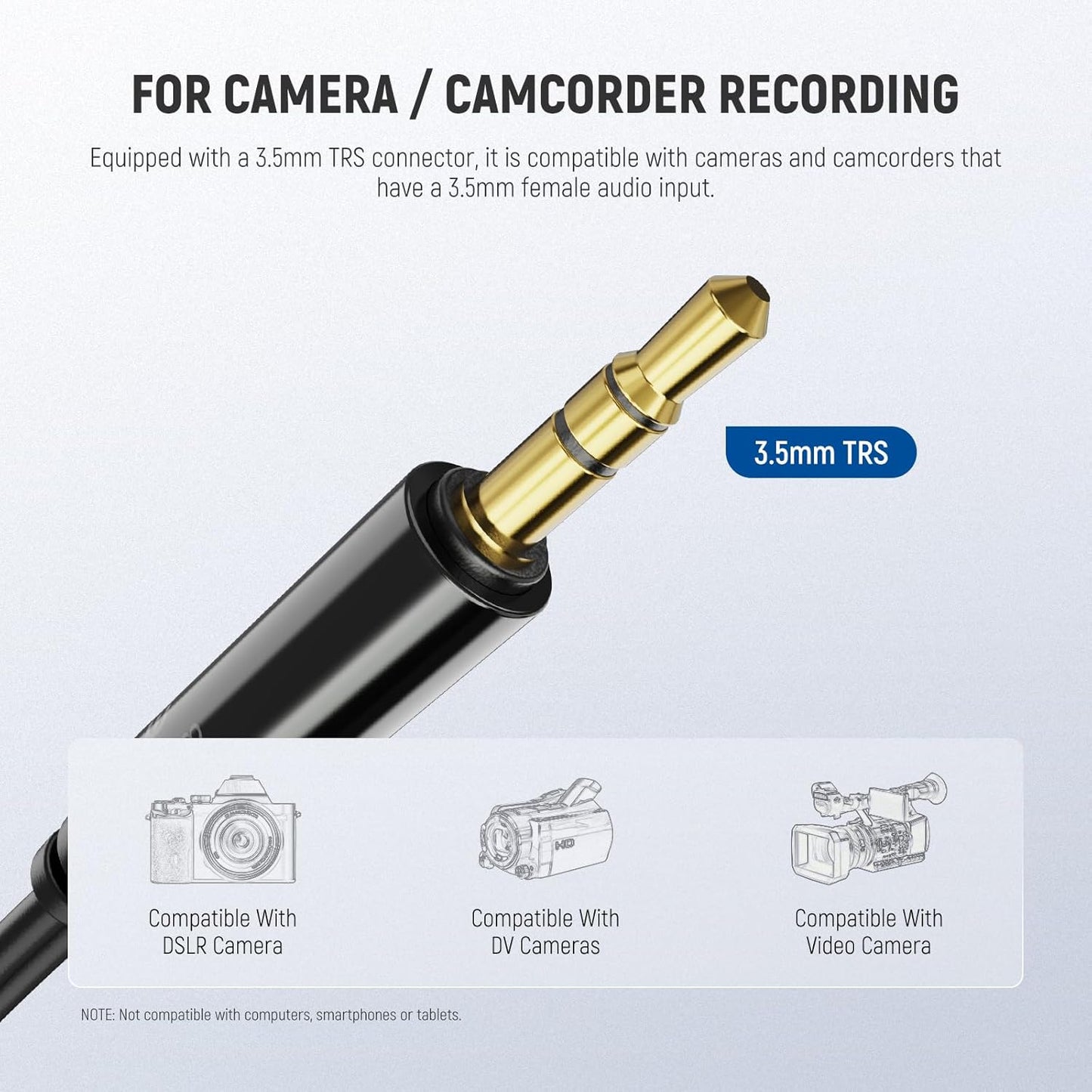 NEEWER 2m Wired Dual Lavalier Microphones with 4m Extension Cable, Mini Clip On Omnidirectional Condenser Lapel Lav Mic 3.5mm TRS for DSLR Mirrorless Camera Camcorder Interview Vlog, LM3