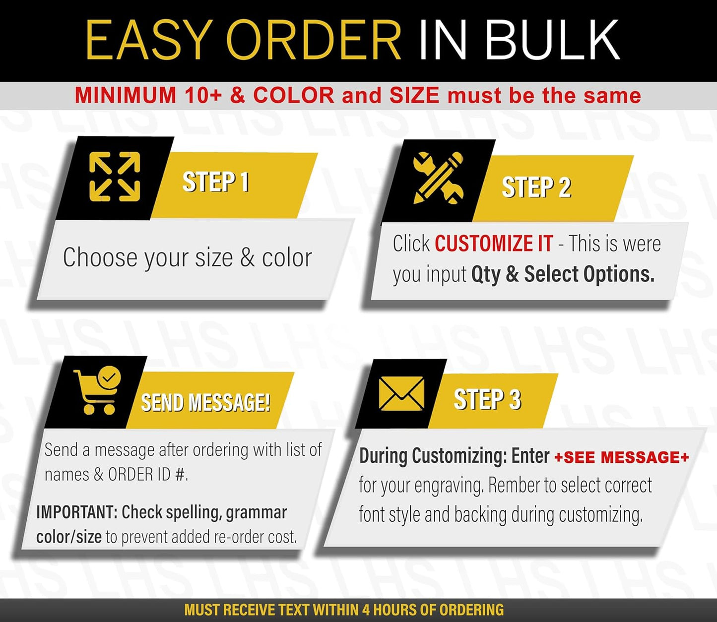 Door Name Plate Personalized for Office Gray Plastic Name Plate Black Letters - Made in USA 2x10 B8