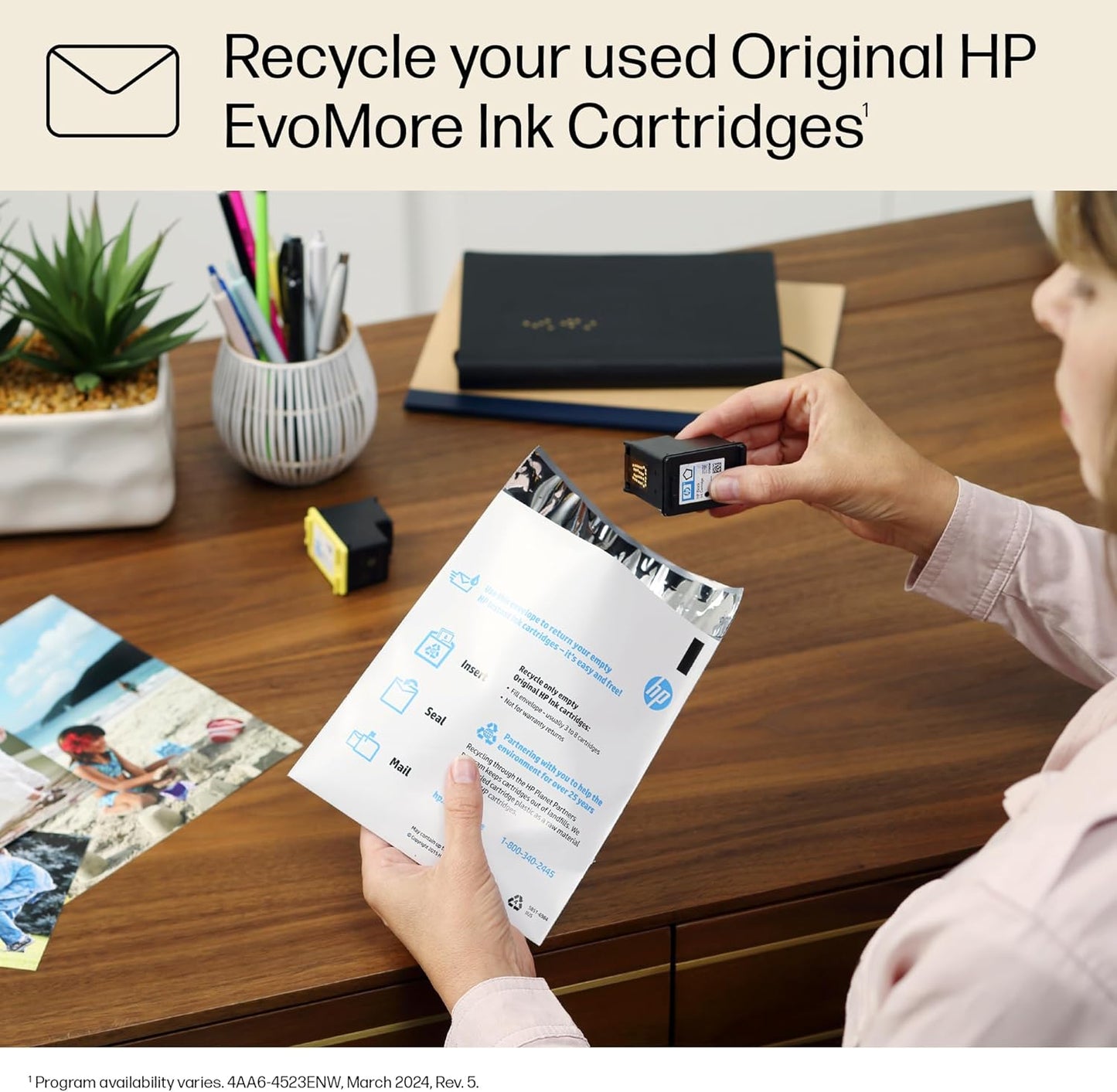 HP 936e EvoMore High Yield Cyan Ink Cartridge | Works OfficeJet 9120 Series, OfficeJet Pro 9100 Series, OfficeJet Pro Wide Format 9700 Series | Carbon Neutral | 4S6V3LN