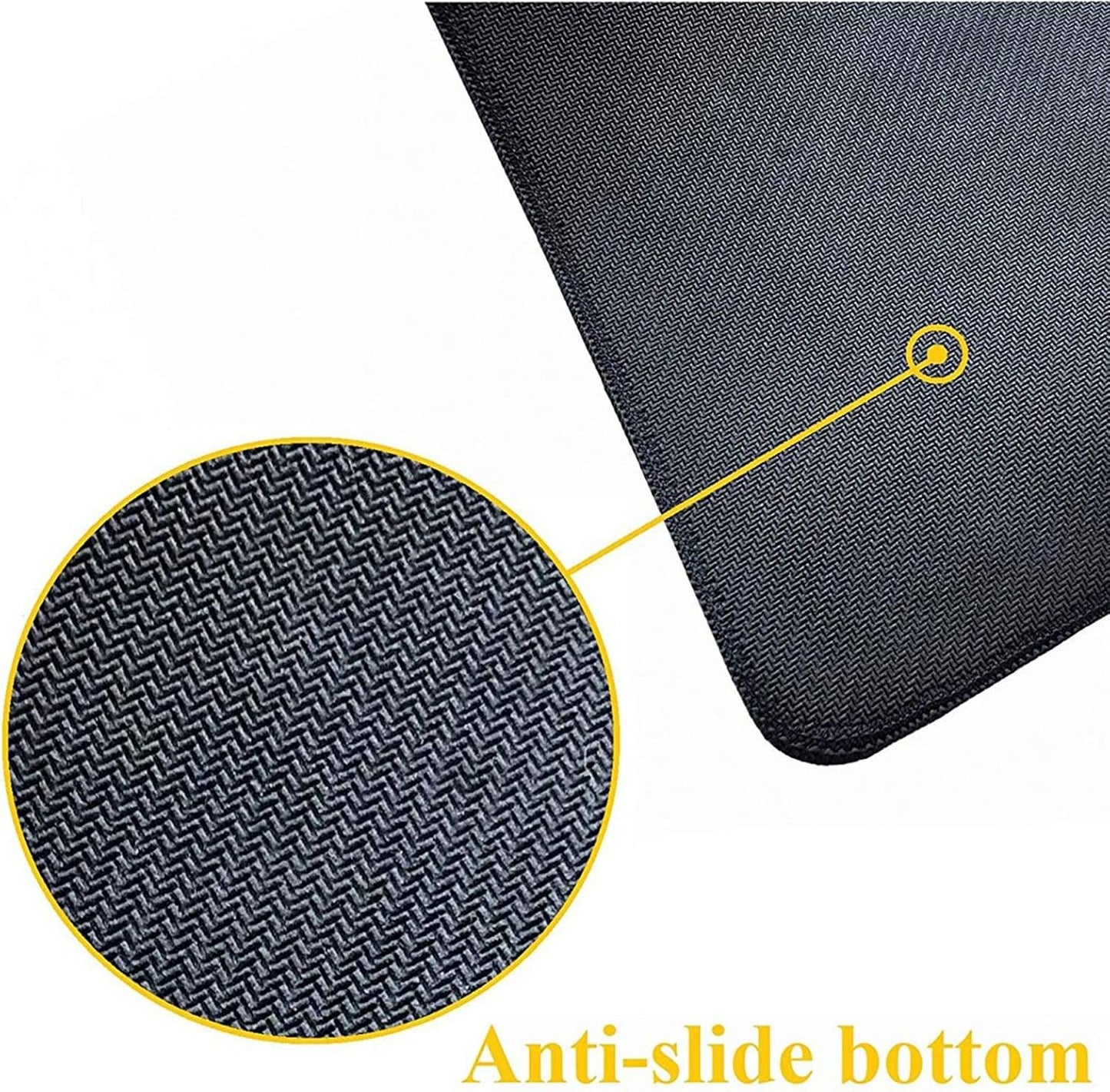 35.4 x 15.7 in, Waterproof XXL Large Mouse Pad for Desk, Extended Keyboard Mouse Mat for Computer Office, Big Laptop Mouse pad, Gaming Pc-Grid Grey Background