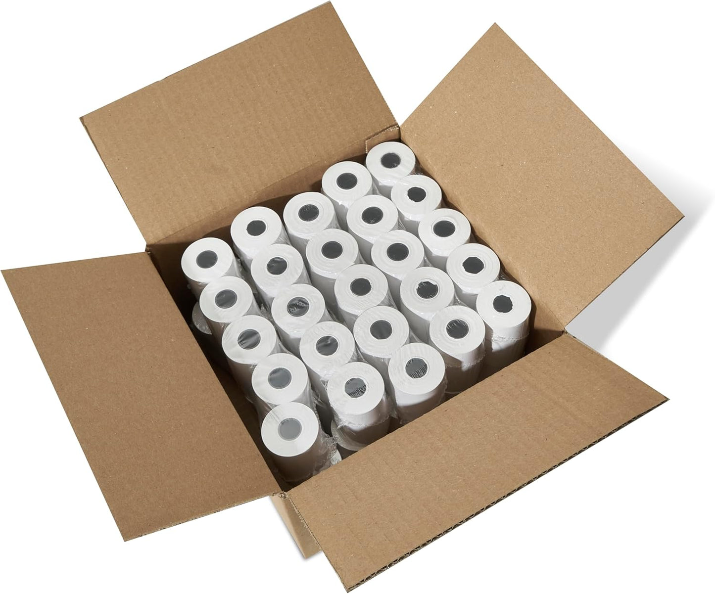 2-1/4" x 75' Thermal, 40 Rolls, Compatible with Verifone Vx520, Ingenico ICT220 ICT250, First Data FD400, Veeder Root TLS350, and More
