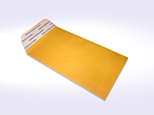 NextDay Labels #7 Coin Envelopes - 500-Pack Brown Kraft Peel & Seal Money Envelopes for Cash, Coins, Jewelry, or Small Parts for Home, Office, or Business Use - Made in USA