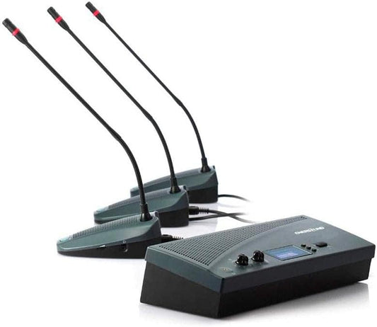 Enersound 6-Person Teleconference Wired Gooseneck Conference Microphone System - USB Connection for PC - US-Based Warranty and Phone Support