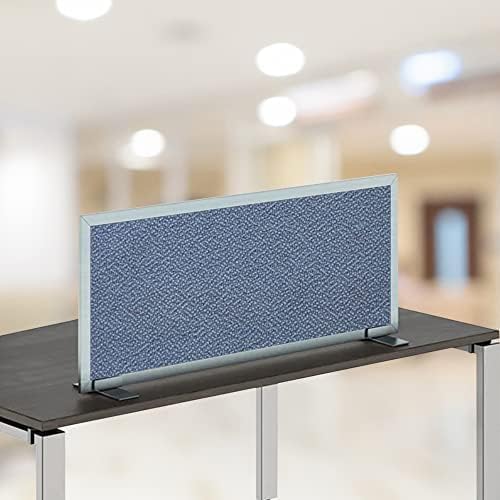 OBEX Acoustical Free Standing Privacy Screen, Cubicle Accessories Desk Privacy Panel, Desk Dividers for Office, Office Furniture Partitions Portable Sound Proof Dividers, 24" x 36", Twilight