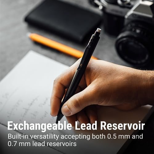Everyman Grafton Pen and Pencil Set, OD Green | Premium EDC Metal Gel Ink Ballpoint Pen + Mechanical Pencil | Refillable Executive Writing Tools for Office, Business, Men’s Gift & Daily Use