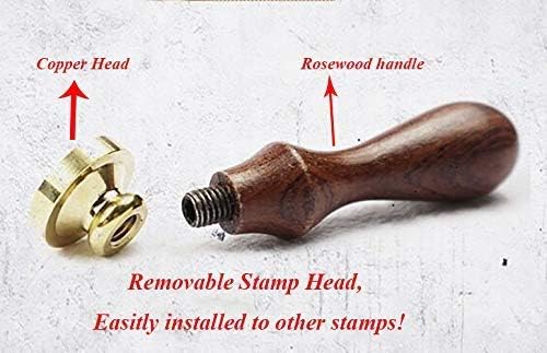 MNYR Dragon Wax Seal Stamp Melting Spoon Sealing Wax Stick Candle Wood Gift Box Set Invitation Holiday Christmas Card Gift Wrap Package Wax Seal Stamp Kit