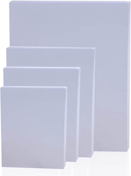 4 Sizes Photo Paper, 200gsm High Glossy White Photographic Paper, Advanced Picture for Inkjet Printer (90 Sheets, 3.5 x 5, 4 x 6, 5 x 7, 8.3 x 11.7 Inch)