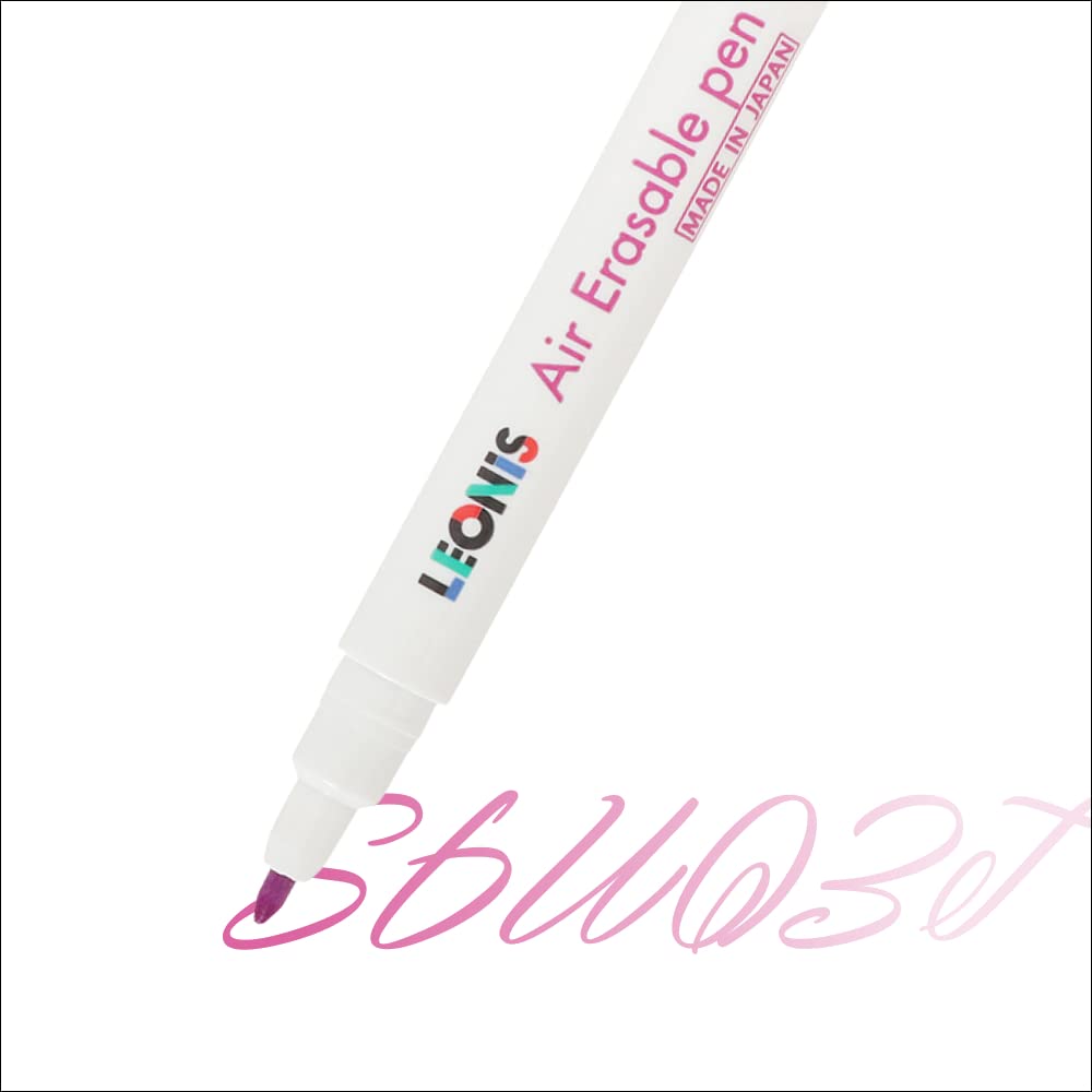 LEONIS Disappearing Ink Fabric Marking Pen Pink 5 Count Pack [ 78009 ]