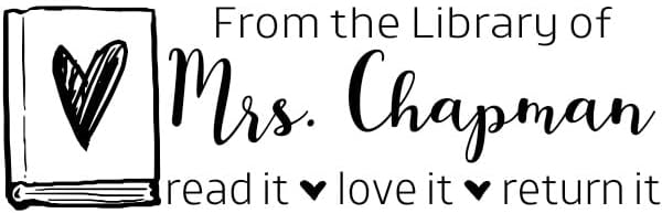 Custom Self-Inking Stamps | 49 Fun Phrases & Designs | Grading Made Easy | Classroom, Library & Book Stamps (Large) by The Library of Books