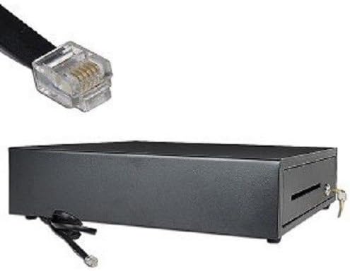Hardware Bundle for Square - Cash Drawer, Mounting Brackets, Thermal Receipt Printer [Compatible with Square Stand and Square Register]