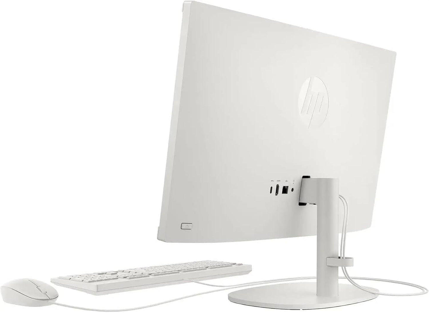 HP 2025 New 22 Inch All-in-One Desktop Computer • 20GB RAM • 1TB PCIe SSD • Intel CPU • Ultra-Quiet Design • Microsoft Office Trial • Wi-Fi 6 • White KB & Mouse • WOWPC Recovery USB • Windows 11