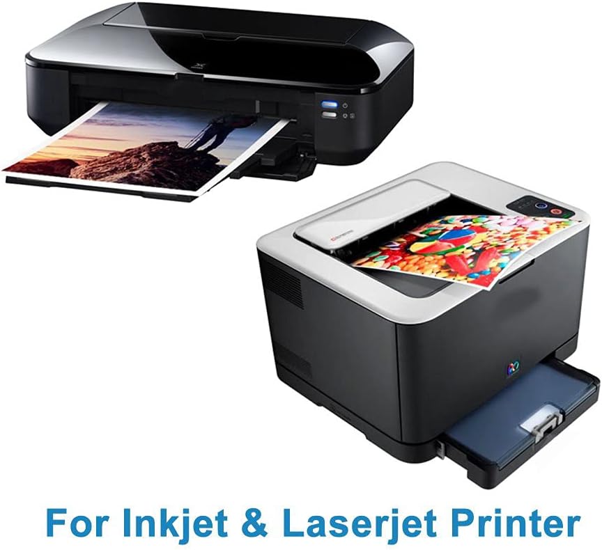 Uinkit 100 Sheets Thin Matte Presentation Paper letter size Double Sided 8.5x11 38lb 140gsm Printable on Both Sides Brochure Photos Picture Poster Playbill Flyer Coated for laser and Inkjet Printer