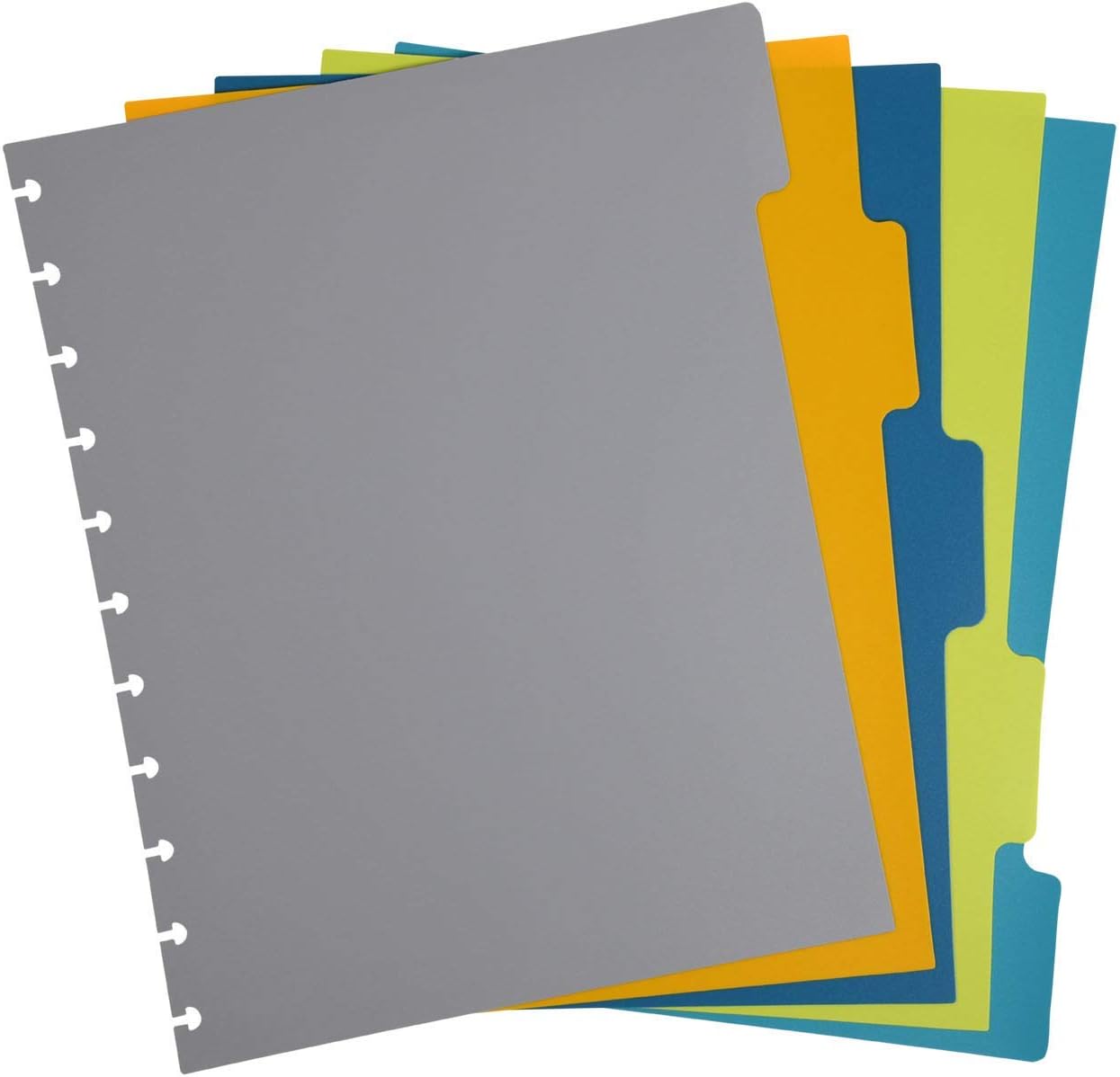 Talia Discbound Notebooks, Planner, Customizable, (Celestial Turquoise, Letter (8.5in x 11in))