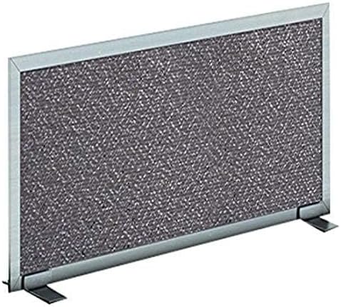 OBEX Acoustical Free Standing Privacy Screen, Cubicle Accessories Desk Privacy Panel, Desk Dividers for Office, Office Furniture Partitions Portable Sound Proof Dividers, 24" x 72", Graphite