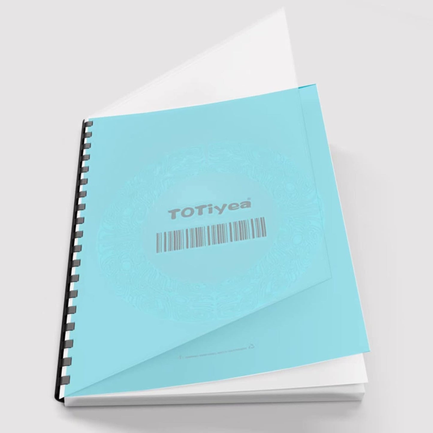 TOTiyea 100 Pack 10 Mil PVC Binding Presentation Covers, Clear Report Covers for Binding,8.5x11 Inches,Letter Size