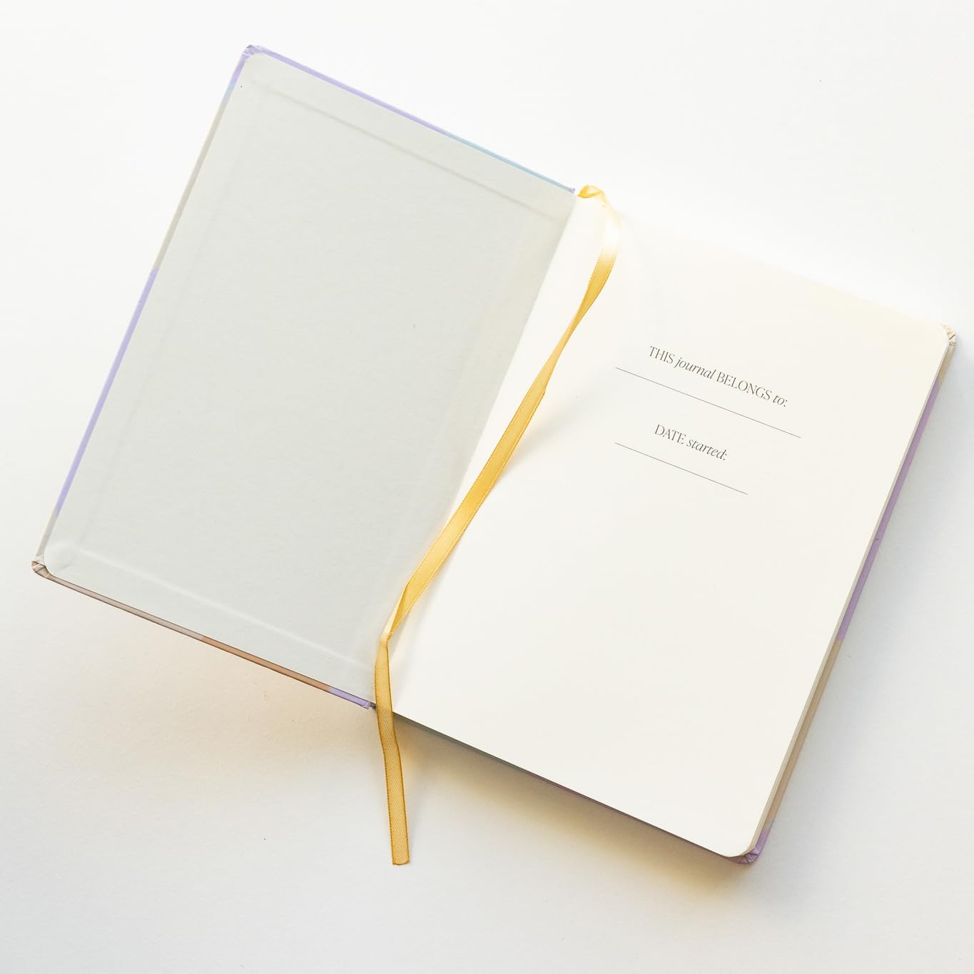 Sweet Water Decor Be Mindful 5 Minute Journal - Daily Gratitude Prompted Journal for Women, 184 Pages Daily Mindfulness Journal - Pastel Journal with Gold Foil Accents and Ribbon Bookmark