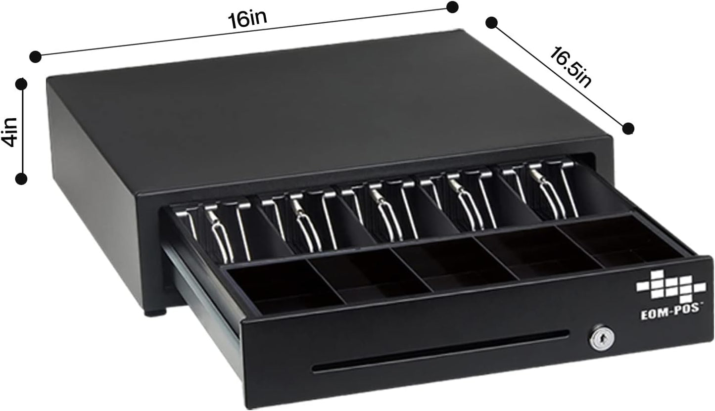 Hardware Bundle for Square - Cash Drawer and Thermal Receipt Printer,[Compatible with Square Stand and Square Register]