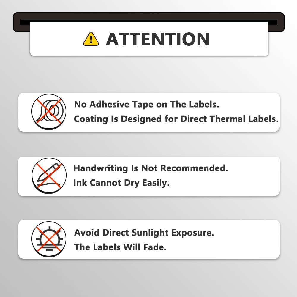 BETCKEY - Compatible DYMO 30324 (2-1/8" x 2-3/4") Multipurpose Labels, Perforated, Compatible with DYMO Labelwriter 450, 4XL, NOT Fit 550 & 5XL [20 Rolls/8000 Labels]