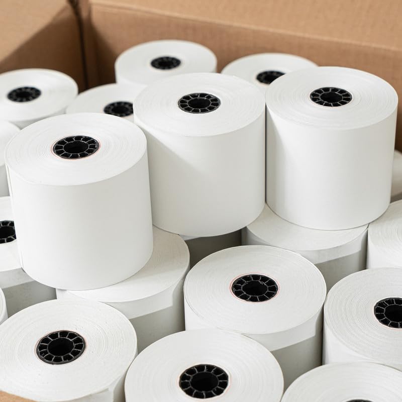 2 5/16” x 400’ Thermal, 6 Rolls, Compatible with Pay At The Pump Printers, Wayne Gas Pumps, Axiohm TPSK Kiosk Printers, Ithaca Peripherals iTherm 280, and More