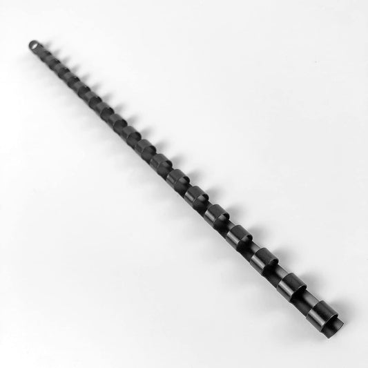 HOUYEE 5/16 Inch Plastic Binding Comb 19 Ring, 40 Sheet Capacity, Letter Size Black Comb Binding Spines (100 Pack)