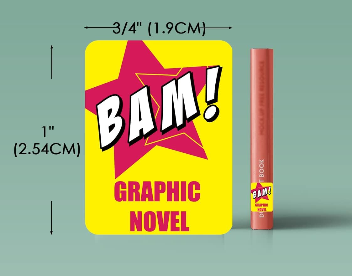 45 Genre Book Spine Labels for Library | Classroom Library Classification Stickers 450pcs