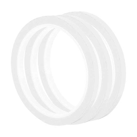 uxcell 3pcs 1/4" x 36 Yard Graphic Tape Whiteboard Grid Marking Tape Pinstripe Chart Line, White
