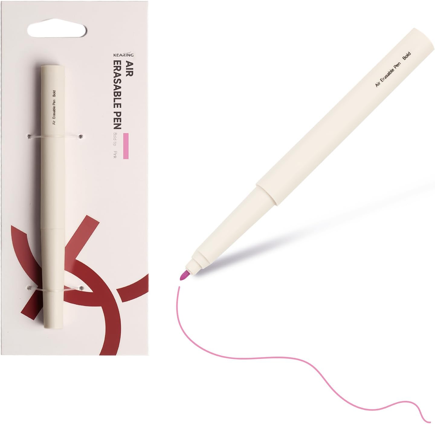 New Pink Air Erasable Marker for Fabric, Disappearing Ink Pen (1-7 Days), Embroidery and Sewing Tool, Air Soluble Marking Pen for Quilting, DIY Crafts