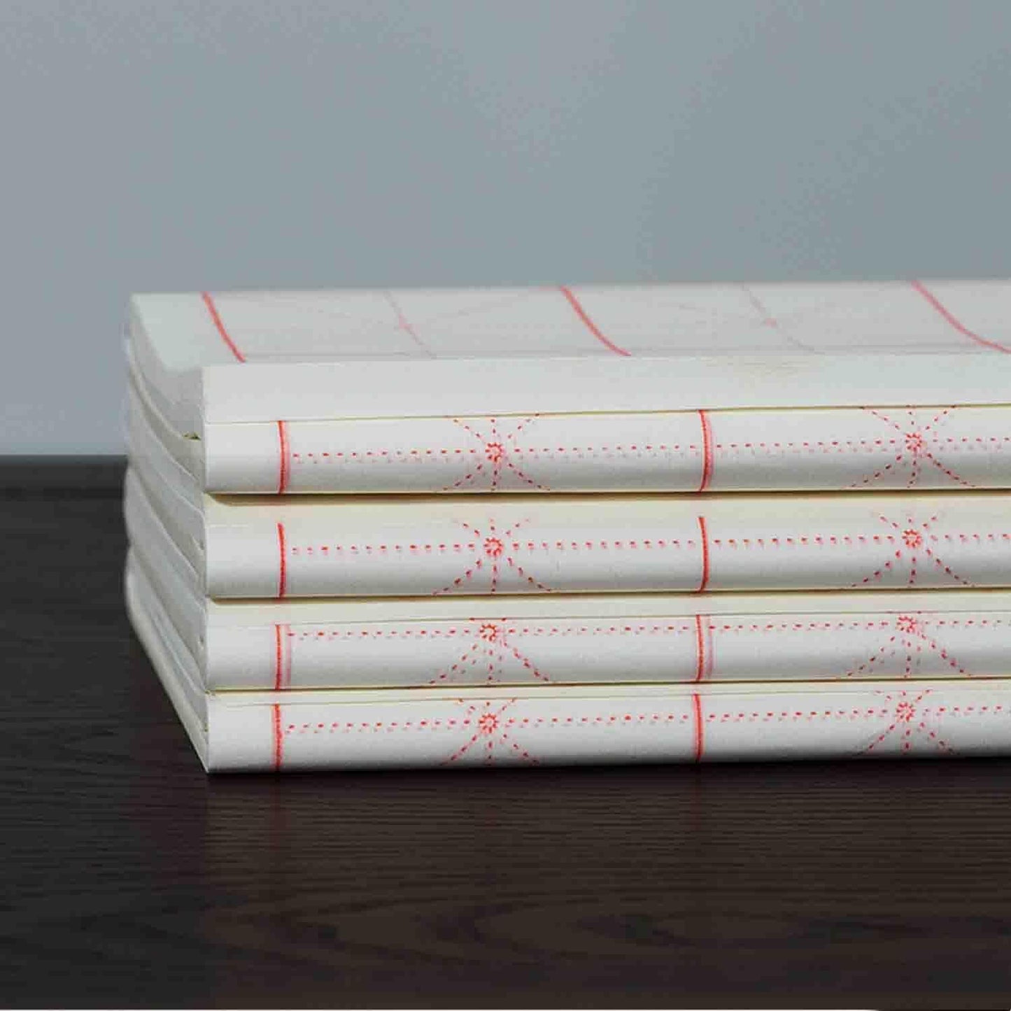 KYMY Chinese Japanese Calligraphy Paper with Grids, Sumi Paper/Rice Paper for Writing Painting Practice Students Beginning, Chinese Brush Ink Xuan Paper 100 Sheets (7.5 cm(2.95")/Grid)