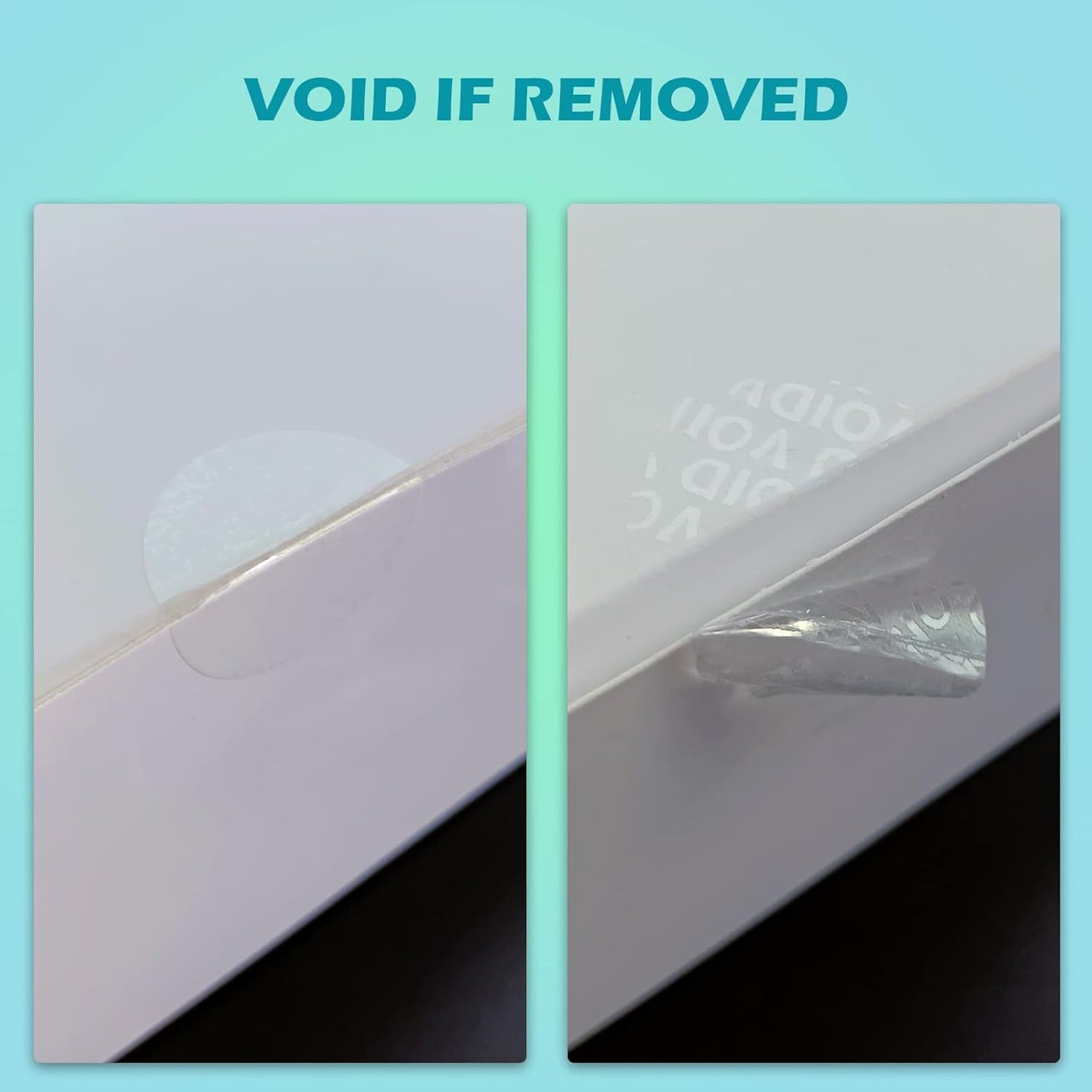 Clear Tamper Evident Stickers Package Security Seals 1 inch Transparent Circle Round Labels Tamper Proof Stickers for Envelopes, Box and Gift Packaging(120pcs)…