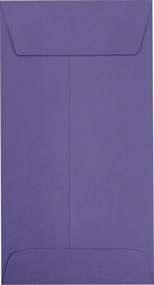 LUXPaper #7 Coin Envelopes | Peel & Press | 3 1/2" x 6 1/2" | Wisteria Purple | 80lb. Text | 500 Qty