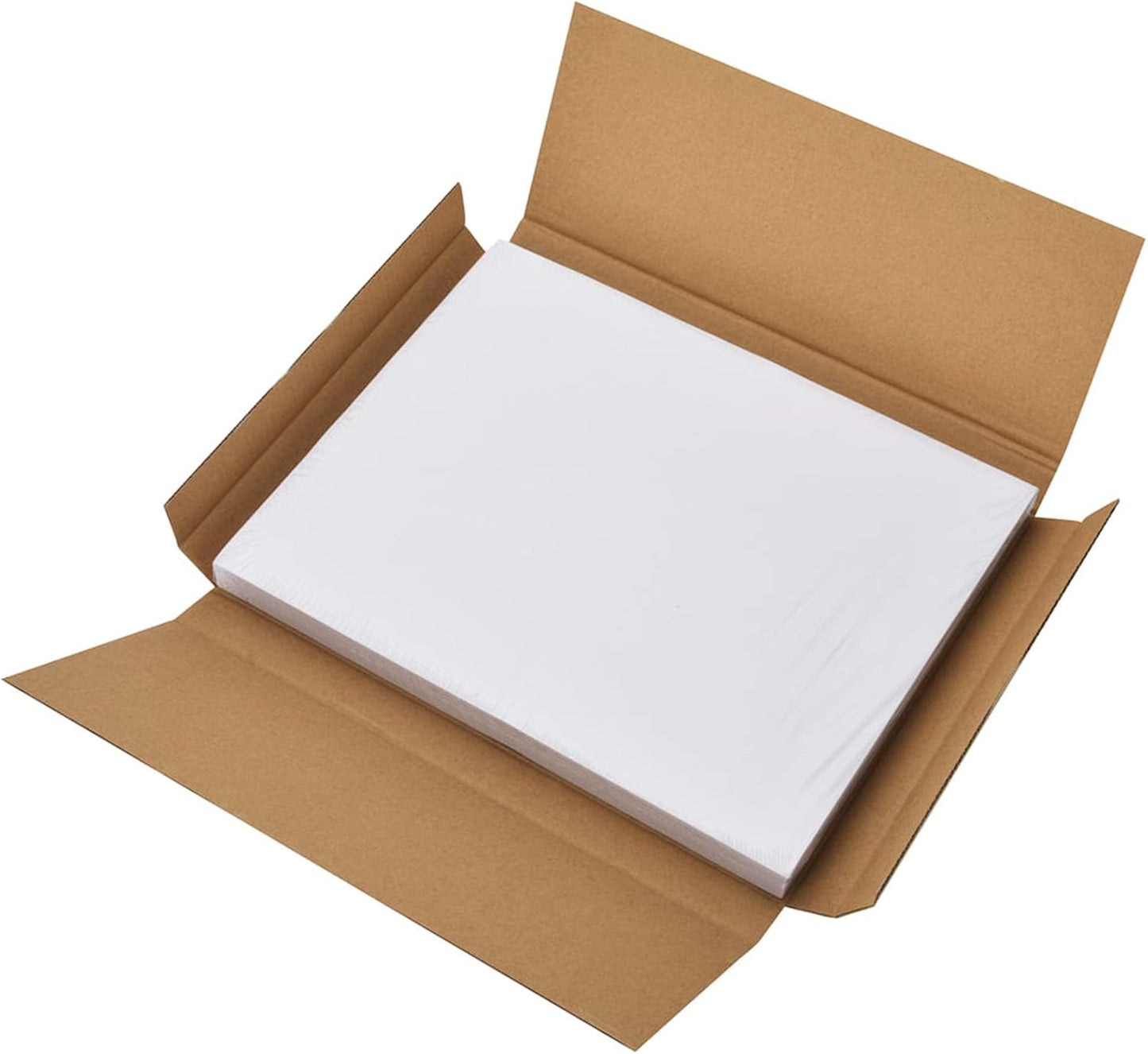 Coopaty 500 Sheets FBA Adderss Labels, 6 per Sheet 3-1/3" x 4" Label Stickers for Laser & Inkjet Printers, 6 Up Shipping Labels, 3000 Printable White Sticker Paper