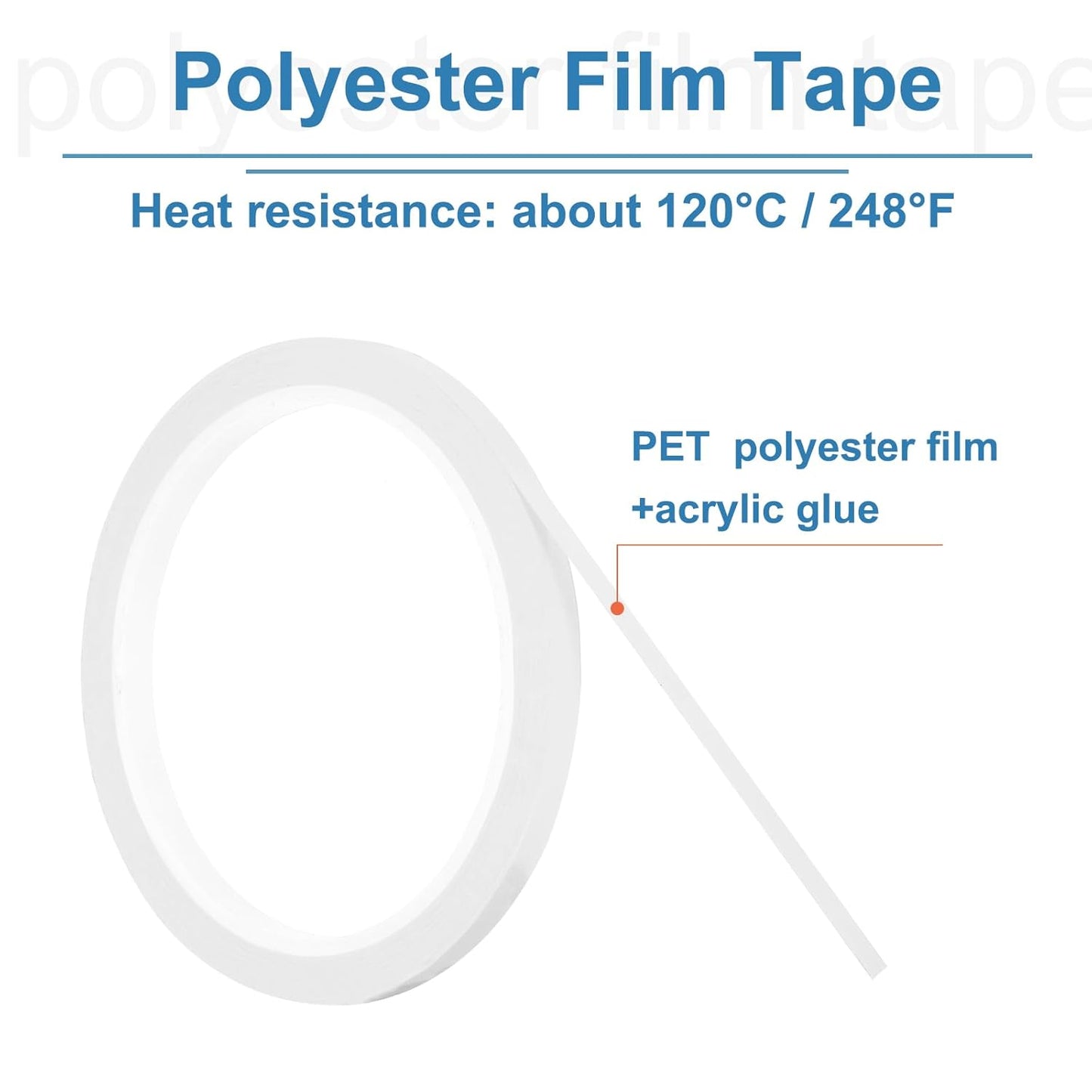 uxcell 1/4" x 36 Yard Graphic Tape Whiteboard Grid Marking Tape Pinstripe Chart Line, White