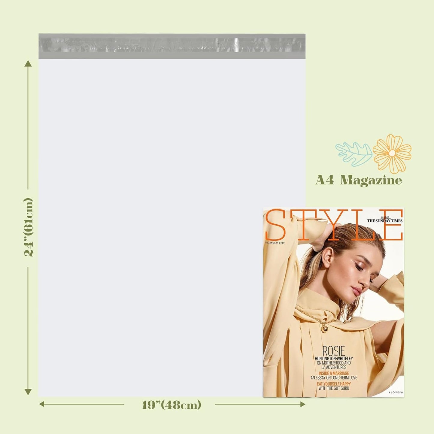 Fuxury Poly Mailers Large 19x24 Inch 100 Pack,Self Adhesive Shipping Bags for Clothing,Waterproof Shipping Envelopes Mailers Poly Package Bags for Small Business,Flexible Mailing Bags White