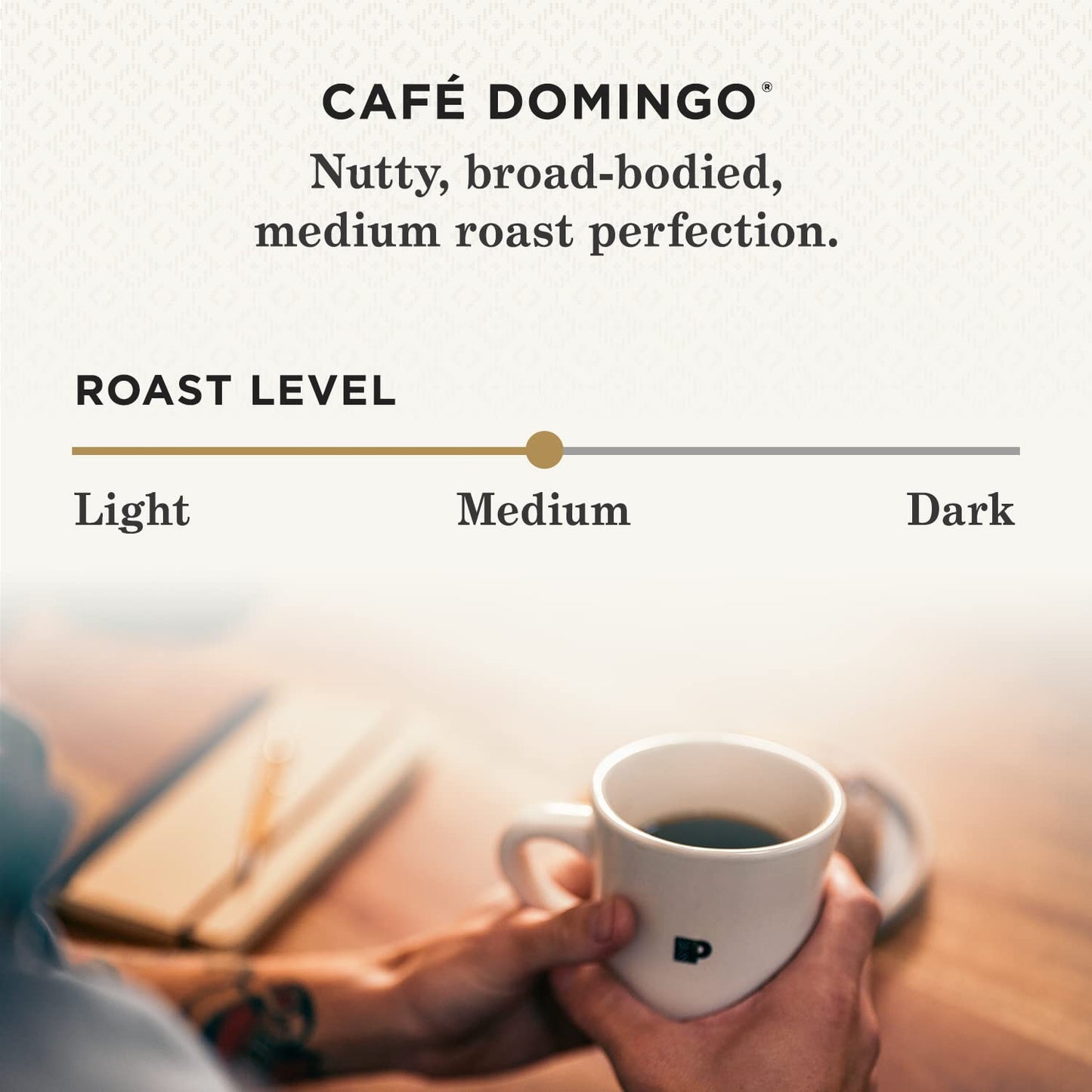 Peet's Coffee, Medium Roast Keurig K-Cup Pods - Café Domingo 32 Count (1 Box of 32 K-Cup Pods)