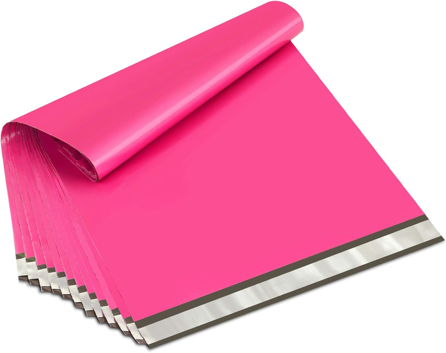 UCGOU Poly Mailers 19x24 Inch Hot Pink 100 Pack Extra Large Shipping Bags Strong Thick Mailing Envelopes Self Seal Adhesive Waterproof and Tear Proof Boutique Postal for Clothing Quilt and More