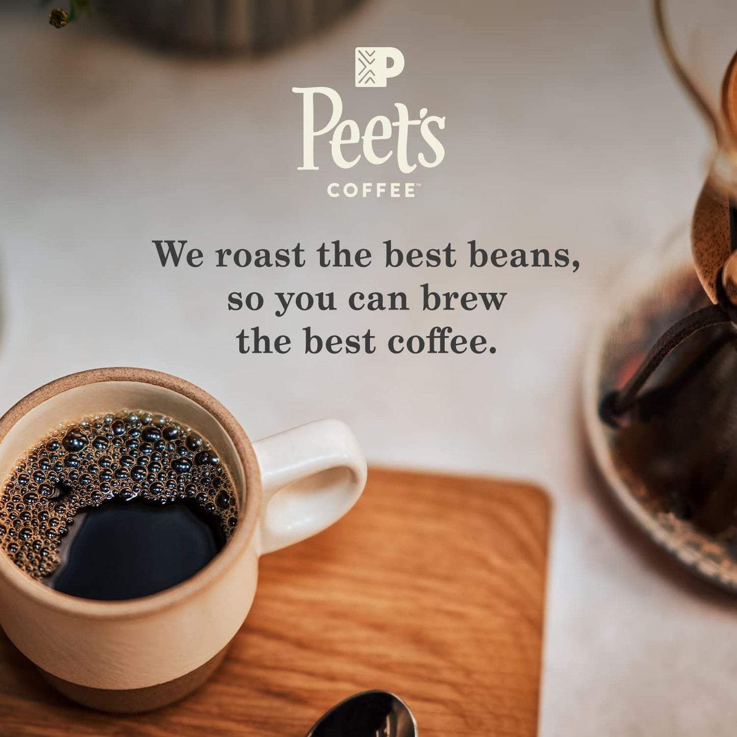 Peet's Coffee, Medium Roast Keurig K-Cup Pods - Café Domingo 88 Count (4 Boxes of 22 K-Cup Pods)
