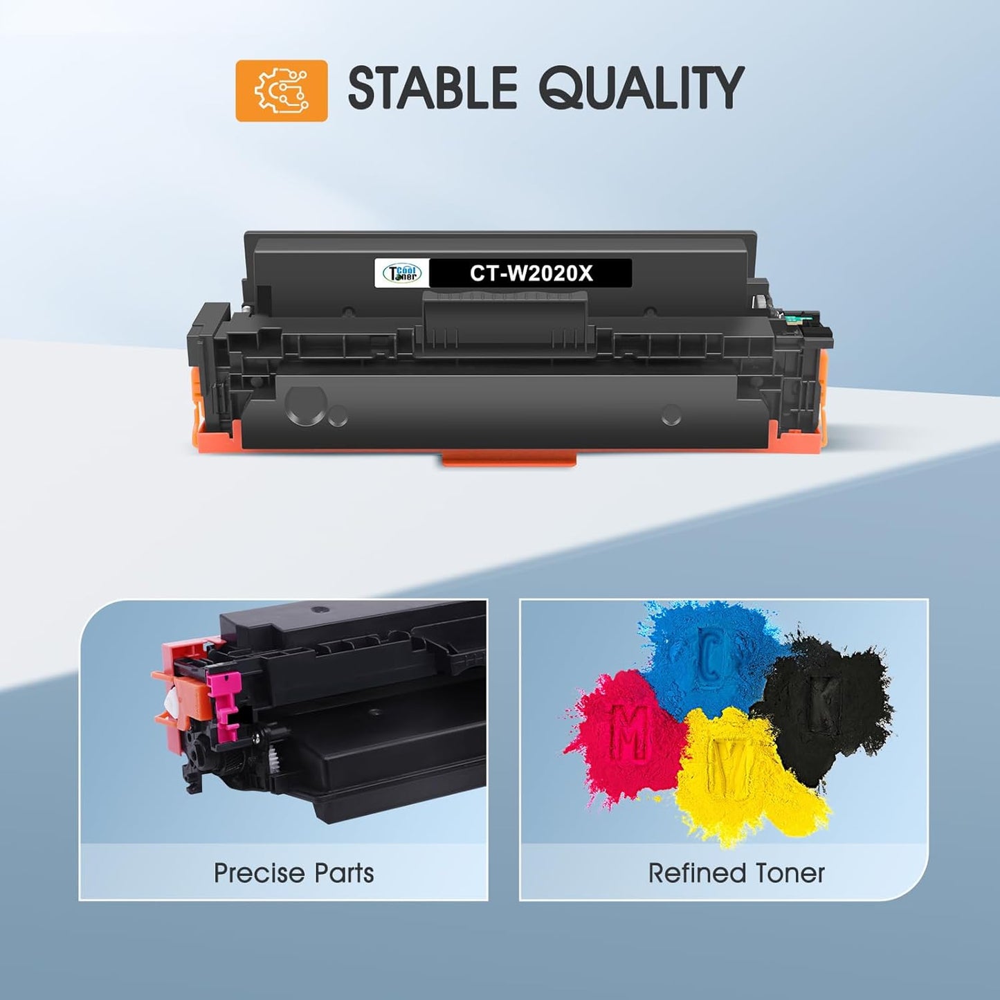 414X 414A Toner Cartridges 4 Pack High Yield MFP M479fdw Compatible Replacment for HP 414X for HP Color Laserjet Pro MFP M479fdw M479fdn M454dw M454dn M479dw Printer Ink (Black Cyan Yellow Magenta)