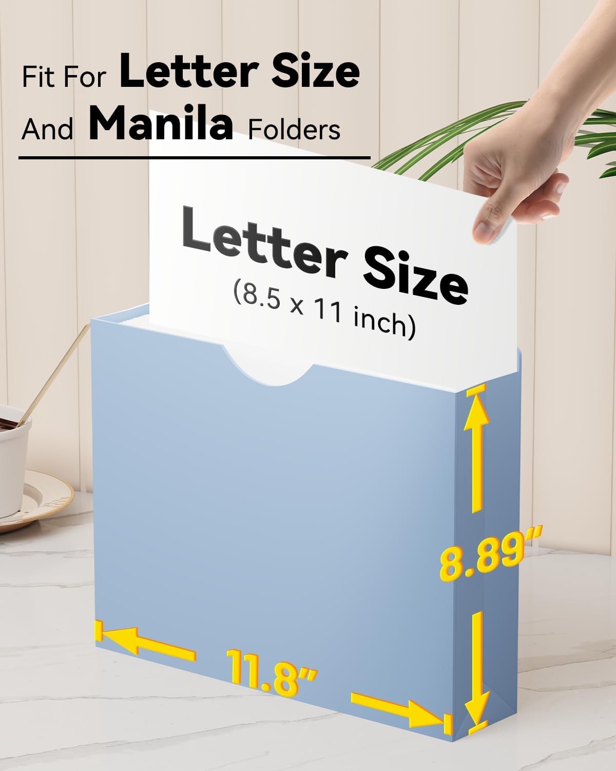 Ansook Plastic 2 Inch Manila File Jackets,Letter Size,Expanding File Jacket, Lightweight,Reinforced Straight Cut Tab,Heavy Duty 2 Inch Expansion Pocket,Poly File Jacket,12 Pack,Morandi Assorted Color