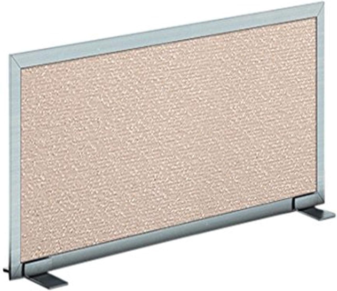 OBEX Acoustical Free Standing Privacy Screen, Cubicle Accessories Desk Privacy Panel, Desk Dividers for Office, Office Furniture Partitions Portable Sound Proof Dividers, 18" x 42", Overcast