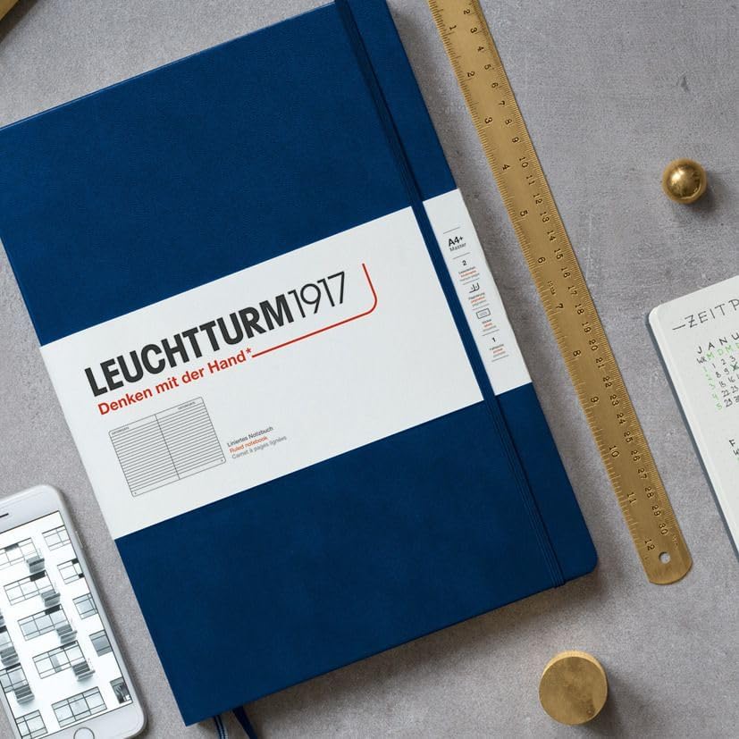 LEUCHTTURM1917 - Notebook Hardcover Medium A5-251 Numbered Pages for Writing and Journaling (Mint Green, Dotted)