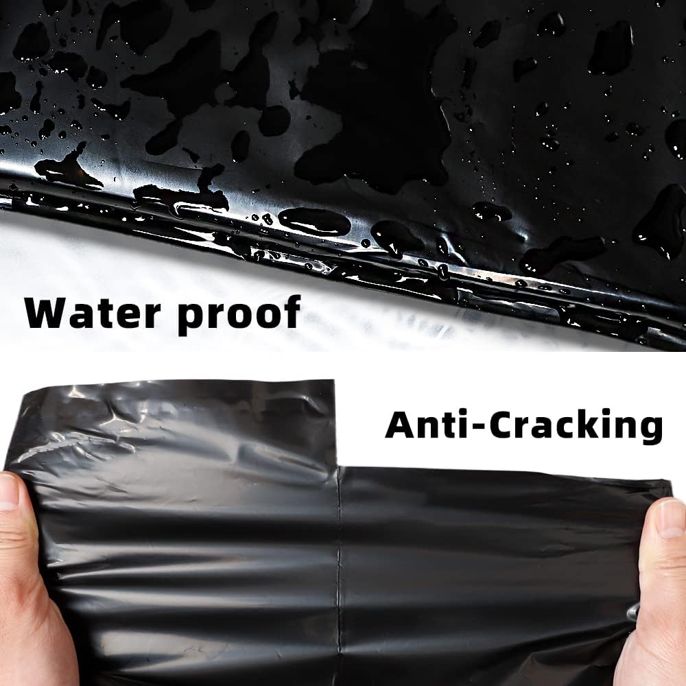 POLYSELLS 100 pcs 9x12 Inches Black Poly Mailers Shipping Envelopes, Strong Adhesive Sealing, Waterproof, and Tear-resistant Postal Mailing Bags for Clothing, Books, and Accessories