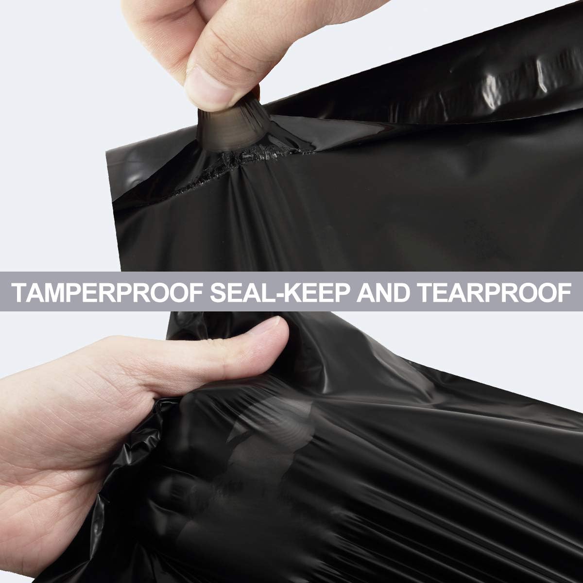UCGOU Poly Mailers 19x24 Inch Black 100 Pack Extra Large Shipping Bags Strong Thick Mailing Envelopes Self Seal Adhesive Waterproof and Tear Proof Boutique Postal for Clothing Quilt and More