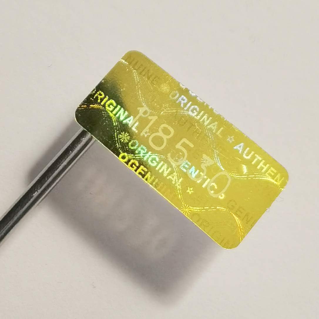 580 Pcs 0.787x0.39 inch High Security Tamper Evident Seal Warranty Void Original Genuine Authentic Hologram Labels/Stickers w/Unique Sequential Serial Numbering Tamper Proof Stickers(Gold)
